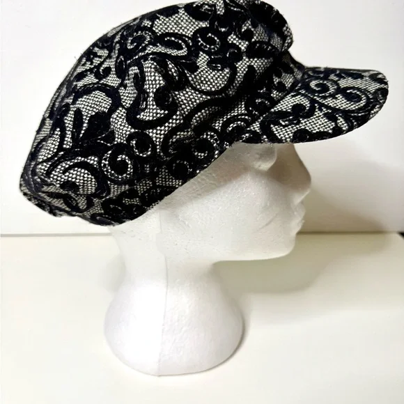 Walt Disney Black & Silver Women's Newsboy Cap - Picture 2 of 9